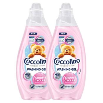 Coccolino Wonder Wash Sensitive Mosószer gyors mosáshoz 74 mosás 2x1.48L kép