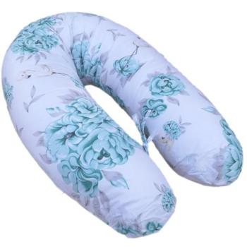 COSING Sleeplease 195 cm - Bazsarózsa flamingóval, mentazöld kép