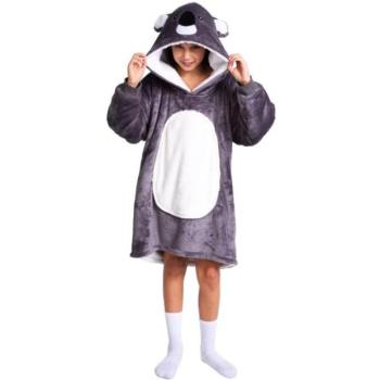 Cozy Noxxiez CH324 Koala - meleg TV pulóver takaró kapucnival 7-12 éves gyerekeknek kép