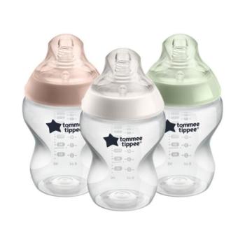 Cumisüveg készlet, 260 ml, különböző színekben, 3 db