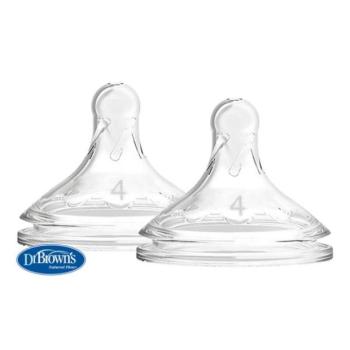 DR.BROWN'S Bottle cumi Opció + széles nyak 9m + szilikon 2db kép