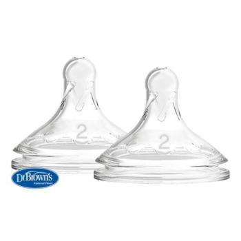 DR.BROWN'S Bottle cumi Opció + széles nyakú 3m + szilikon 2db kép