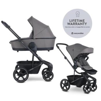 EASYWALKER Kombinált babakocsi Harvey5 2in1 Pebble Grey LITE RWS kép