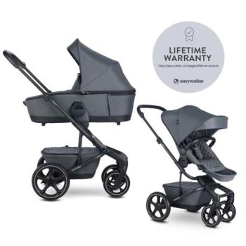EASYWALKER Kombinovaný babakocsi Harvey5 Premium 2 az 1-ben Mineral Grey LITE RWS kép