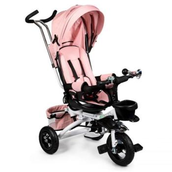 ECOTOYS Babakocsi típusú tricikli rózsaszín kép
