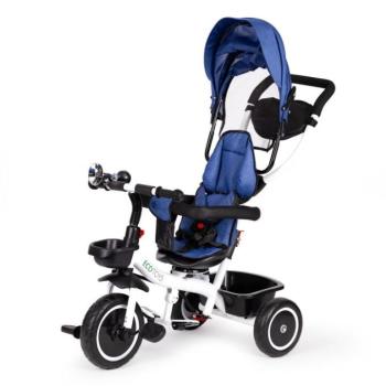 ECOTOYS Tricikli és babakocsi kék kép
