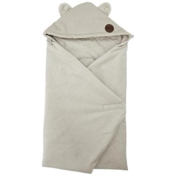 EKO Autósüléshez való pamut bársony bundazsák Light Beige 110x100cm kép