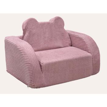 ELIS DESIGN Kinyitható macifotel - pink kép