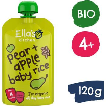 Ella's Kitchen BIO Bébirizs, körte és alma (120 g) kép