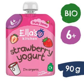Ella's Kitchen BIO Eper joghurttal (90 g) kép
