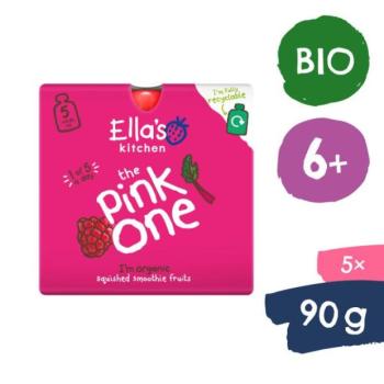 Ella's Kitchen BIO PINK ONE gyümölcsturmix sárkánygyümölccsel (5x90g) kép