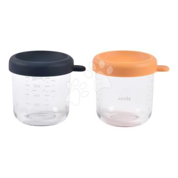 Étel­tároló készlet Night Blue Honey Beaba 250 ml 2 db minőségi üvegből kép