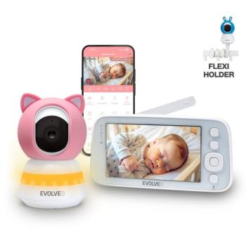 EVOLVEO Baby Monitor N5, rózsaszín kép