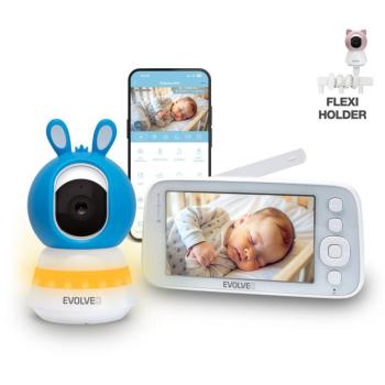 EVOLVEO Baby Monitor N5 Videós bébiőr, kék kép