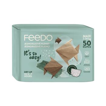 FEEDO Egyszer használatos pelenkák MAXI (7-14 kg), 50 db kép