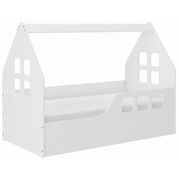 Fehér gyerekágy ház - 160x80 P kép