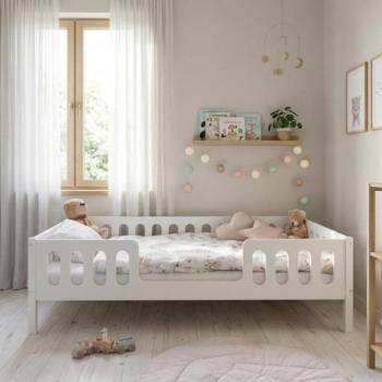Fehér Montessori gyerekágy NOMI - 80x160 cm kép