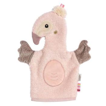 Flamingó mosdókesztyű, rózsaszín kép