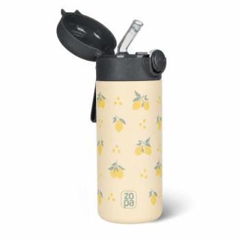 Folyadék termosz szívószállal és szilikon fogantyúval 350 ml, Limoncello kép