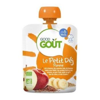 Gluténmentes gyümölcs köret BIO Almás reggeli 70g Good Gout kép
