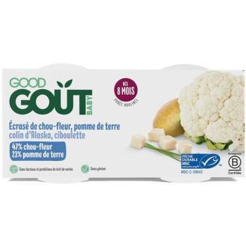 Good Gout BIO tőkehal karfiollal és burgonyachipsszel (2 x 190 g) kép
