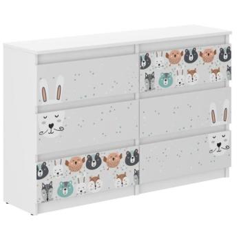 Gyerek komód R-120 - ÁLLATOK kép