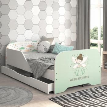 Gyerekágy ágyneműtartóval 140 x 70 cm Tündér