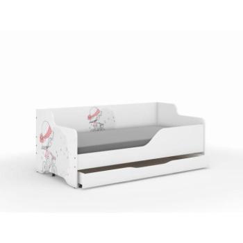 Gyerekágy LILU - 160x80 LÁNY BICIKLIVEL kép