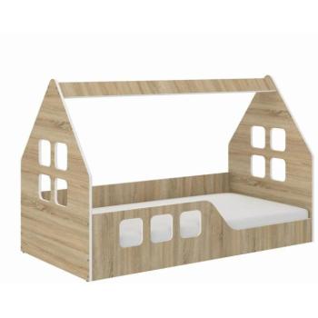 Gyerekágy tölgyfa ház - 160x80 L kép