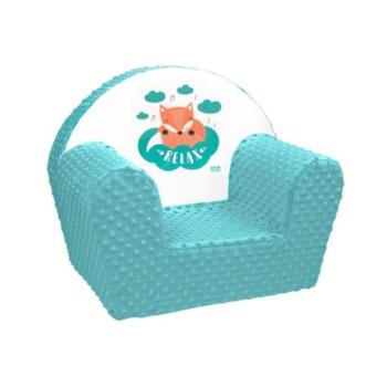Gyerekfotel Minky New Baby Róka menta kép
