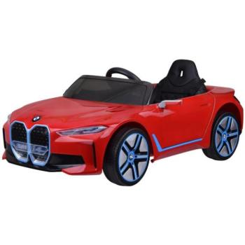 Piros elektromos gyerekautó BMW i4 kép