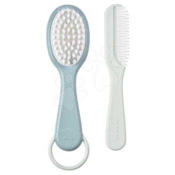 Gyermek fésű és hajkefe Beaba Baby Brush and Comb Grean Blue zöld 0 hó-tól kép