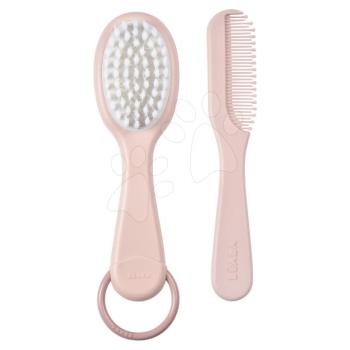 Gyermek fésű és hajkefe Beaba Baby Brush and Comb Old Pink rózsaszín 0 hó-tól kép