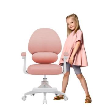 Gyermek forgószék forgatható, reteszelhető görgőkkel, ergonomikus, rózsaszín kép