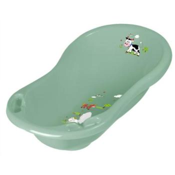 Gyermek fürdőkáda 84cm "Funny Farm" dugóval, Zöld kép