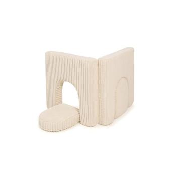 Gyermek hab ívek SHAPPY prémium kordbársony WAFFLE összeállításhoz Szín: Cream Beige kép