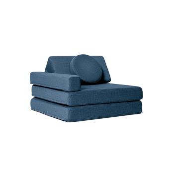 Gyermek kihajtható habszivacs fotel SHAPPY ORIGINAL Szín: Navy Blue kép