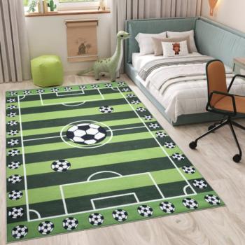 Gyermekszőnyeg FLANNEL - futballpálya Szélesség: 200 cm | Hossz: 300 cm kép