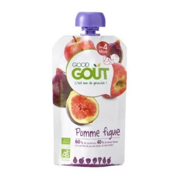 Gyümölcssaláta BIO alma és füge 120g Good Gout kép