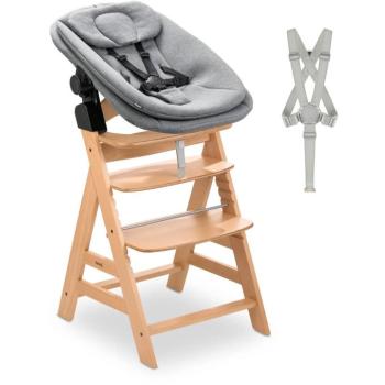 HAUCK Alpha+ etetőszék + állítható Newborn set Pro, Natur kép