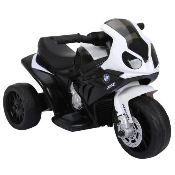 HOMCOM Elektromos Motorkerékpár gyerekeknek BMW S1000RR 6V fényszóróval és zenével, 2,5 km/h, fehér kép
