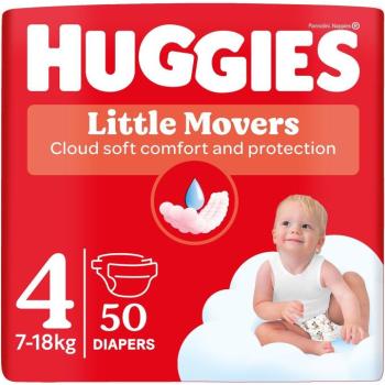 HUGGIES Little Movers 4 Jumbo (50 db) kép