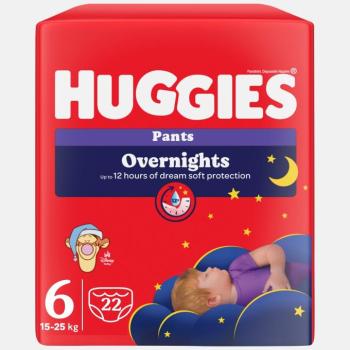 HUGGIES Overnights Pants 6 (22 db) kép