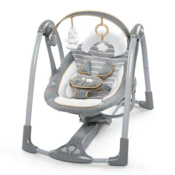INGENUITY Bella Teddy™ konvertibilis utazó hintaszék dallamokkal 0m+ 9kg-ig kép