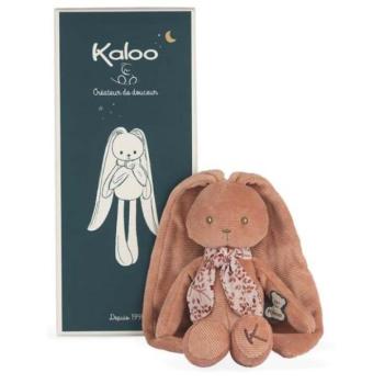 Kaloo Lapinoo Plüss nyúl hosszú fülekkel terrakotta 25 cm kép