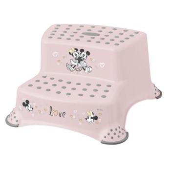 Kétlépcsős WC/mosdó "Minnie", Rózsaszín kép