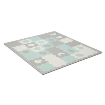 KINDERKRAFT hab kirakószőnyeg Luno Shapes 185 x 165 cm menta, 30 db, Premium kép