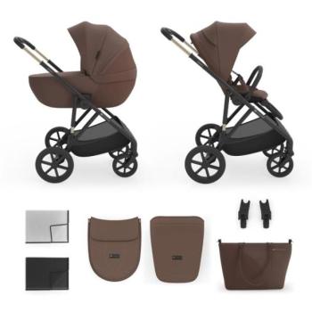KINDERKRAFT Kombinált babakocsi 2 az 1-ben Prime 3 Velvet Mocca kép