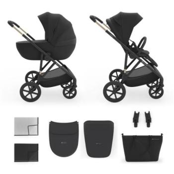 KINDERKRAFT Kombinált babakocsi 2 az 1-ben Prime 3 Venezian Black kép