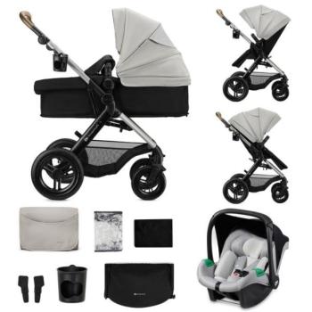 KINDERKRAFT Kombinált babakocsi 3 az 1-ben Moov 2 XL Air Grey kép
